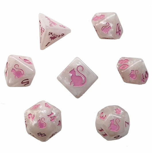 Dice - 7-Set Kitty Clacks: Marie