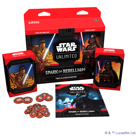 Star Wars Unlimited Two-Player Starter - Spark of Rebellion